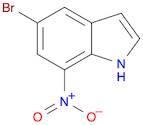 1H-Indole, 5-bromo-7-nitro-