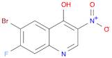 4-Quinolinol, 6-bromo-7-fluoro-3-nitro-