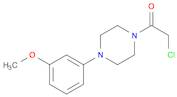 Ethanone, 2-chloro-1-[4-(3-methoxyphenyl)-1-piperazinyl]-