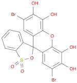 Spiro[3H-2,1-benzoxathiole-3,9'-[9H]xanthene]-3',4',5',6'-tetrol, 2',7'-dibromo-, 1,1-dioxide