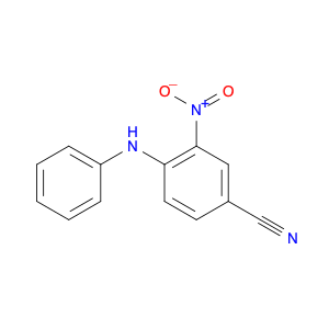 Benzonitrile, 3-nitro-4-(phenylamino)-