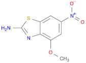 2-Benzothiazolamine, 4-methoxy-6-nitro-