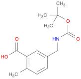 Benzoic acid, 5-[[[(1,1-dimethylethoxy)carbonyl]amino]methyl]-2-methyl-