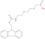 [2-[2-(9H-Fluoren-9-ylmethoxycarbonylamino)ethoxy]ethoxy]acetic acid