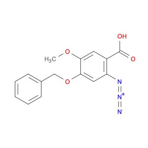 Benzoic acid, 2-azido-5-methoxy-4-(phenylmethoxy)-