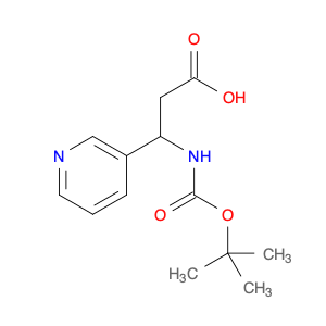 3-Pyridinepropanoic acid, β-[[(1,1-dimethylethoxy)carbonyl]amino]-