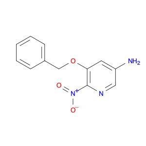 3-Pyridinamine, 6-nitro-5-(phenylmethoxy)-