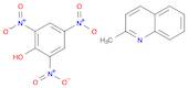 Quinoline, 2-methyl-, compd. with 2,4,6-trinitrophenol (1:1)