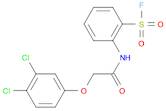 Benzenesulfonyl fluoride, 2-[[2-(3,4-dichlorophenoxy)acetyl]amino]-