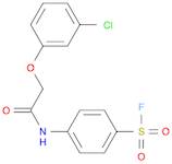 Benzenesulfonyl fluoride, 4-[[2-(3-chlorophenoxy)acetyl]amino]-