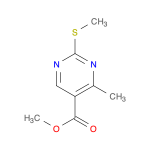 5-Pyrimidinecarboxylic acid, 4-methyl-2-(methylthio)-, methyl ester