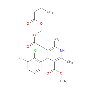 3,5-Pyridinedicarboxylic acid, 4-(2,3-dichlorophenyl)-1,4-dihydro-2,6-dimethyl-, 3-methyl 5-[(1-...