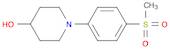 4-Piperidinol, 1-[4-(methylsulfonyl)phenyl]-