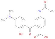 Benzoic acid, 4-(acetylamino)-2-[4-(dimethylamino)-2-hydroxybenzoyl]-