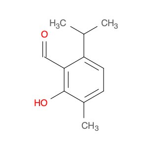 Benzaldehyde, 2-hydroxy-3-methyl-6-(1-methylethyl)-