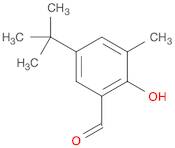 Benzaldehyde, 5-(1,1-dimethylethyl)-2-hydroxy-3-methyl-