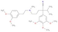 Benzeneacetonitrile, α-[3-[[2-(3,4-dimethoxyphenyl)ethyl]methylamino]propyl]-3,4,5-trimethoxy-α-(1…