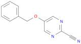 2-Pyrimidinecarbonitrile, 5-(phenylmethoxy)-