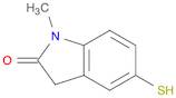 2H-INDOL-2-ONE, 1,3-DIHYDRO-5-MERCAPTO-1-METHYL-