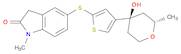 2H-Indol-2-one, 1,3-dihydro-1-methyl-5-[[4-[(2S,4R)-tetrahydro-4-hydroxy-2-methyl-2H-pyran-4-yl]-2…