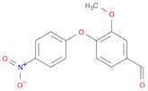 Benzaldehyde, 3-methoxy-4-(4-nitrophenoxy)-