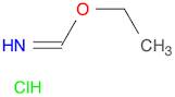 Methanimidic acid, ethyl ester, hydrochloride (9CI)