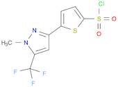 2-Thiophenesulfonyl chloride, 5-[1-methyl-5-(trifluoromethyl)-1H-pyrazol-3-yl]-