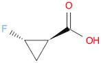 Cyclopropanecarboxylic acid, 2-fluoro-, (1R-trans)- (9CI)