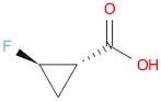 Cyclopropanecarboxylic acid, 2-fluoro-, (1S,2R)-