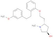 3-Pyrrolidinol, 5-[2-[2-[2-(3-methoxyphenyl)ethyl]phenoxy]ethyl]-1-methyl-, (3R,5R)-