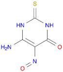 4(1H)-Pyrimidinone, 6-amino-2,3-dihydro-5-nitroso-2-thioxo-