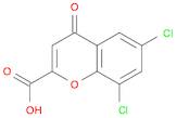 4H-1-Benzopyran-2-carboxylic acid, 6,8-dichloro-4-oxo-