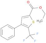 2-Thiophenecarboxylic acid, 4-phenyl-5-(trifluoromethyl)-, ethyl ester