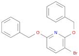 Pyridine, 3-bromo-2,6-bis(phenylmethoxy)-