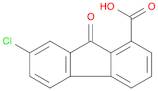 9H-Fluorene-1-carboxylic acid, 7-chloro-9-oxo-