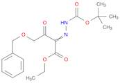 Butanoic acid, 2-[2-[(1,1-dimethylethoxy)carbonyl]hydrazinylidene]-3-oxo-4-(phenylmethoxy)-, ethyl…