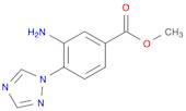 Benzoic acid, 3-amino-4-(1H-1,2,4-triazol-1-yl)-, methyl ester