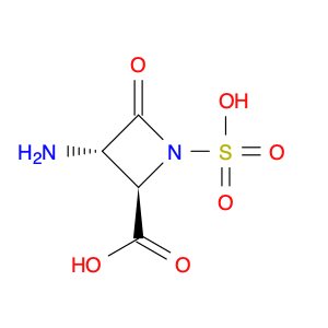 2-Azetidinecarboxylic acid, 3-amino-4-oxo-1-sulfo-, (2R-trans)- (9CI)