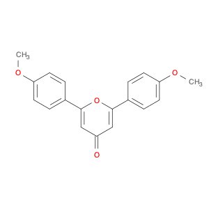 4H-Pyran-4-one, 2,6-bis(4-methoxyphenyl)-