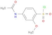 Benzenesulfonyl chloride, 4-(acetylamino)-2-methoxy-