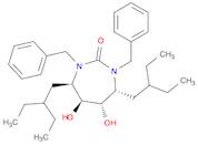 2H-1,3-Diazepin-2-one, 4,7-bis(2-ethylbutyl)hexahydro-5,6-dihydroxy-1,3-bis(phenylmethyl)-, (4R,5S…