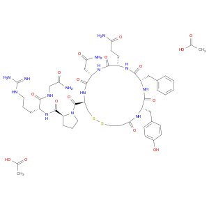 Glycinamide, N-(3-mercapto-1-oxopropyl)-L-tyrosyl-L-phenylalanyl-L-glutaminyl-L-asparaginyl-L-cyst…
