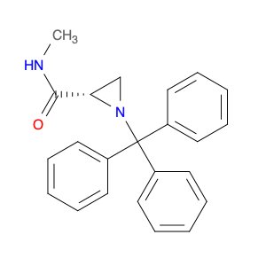 2-Aziridinecarboxamide, N-methyl-1-(triphenylmethyl)-, (2S)-