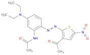 Acetamide, N-[2-[2-(3-acetyl-5-nitro-2-thienyl)diazenyl]-5-(diethylamino)phenyl]-