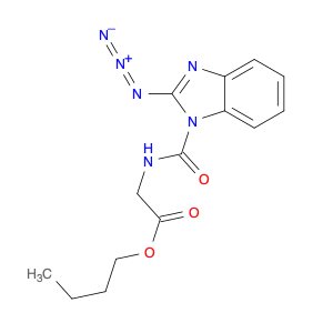 Glycine, N-[(2-azido-1H-benzimidazol-1-yl)carbonyl]-, butyl ester