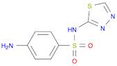 Benzenesulfonamide, 4-amino-N-1,3,4-thiadiazol-2-yl-