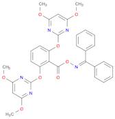 Methanone, diphenyl-, O-[2,6-bis[(4,6-dimethoxy-2-pyrimidinyl)oxy]benzoyl]oxime