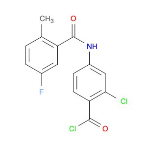 Benzoyl chloride, 2-chloro-4-[(5-fluoro-2-methylbenzoyl)amino]-