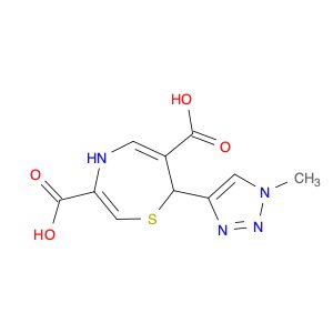 1,4-Thiazepine-3,6-dicarboxylic acid, 4,7-dihydro-7-(1-methyl-1H-1,2,3-triazol-4-yl)-