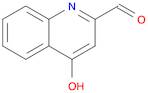 2-Quinolinecarboxaldehyde, 4-hydroxy-